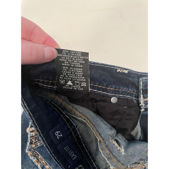 Grace in‎ LA Easy Fit Jeans Womens 29 Bootcut Aztec Embroidered Western - Picture 3 of 5